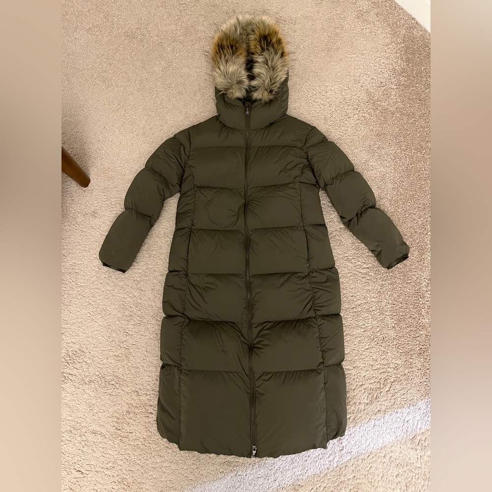 Aritzia The Group by Babaton Park City Puffer - Long (Size XS) Dark Olive